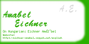 amabel eichner business card